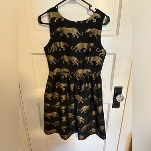 Anthropologie Panther Dress Size 0/2